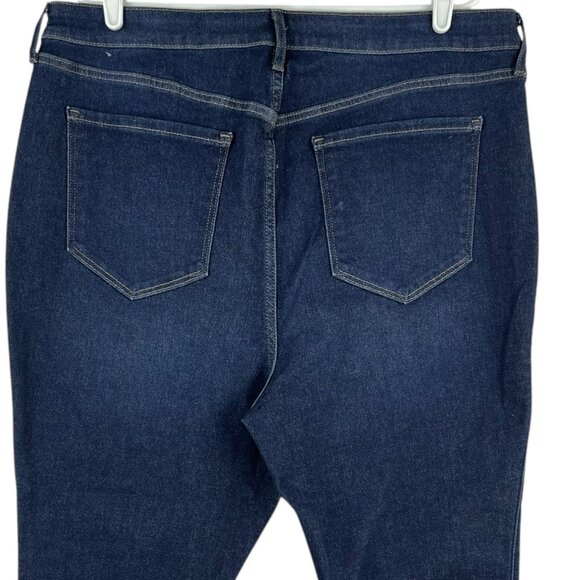 Old Navy Women's Rock Star Super Skinny Blue Jeans Sz 18 Extra High Rise Stretch - Picture 4 of 10